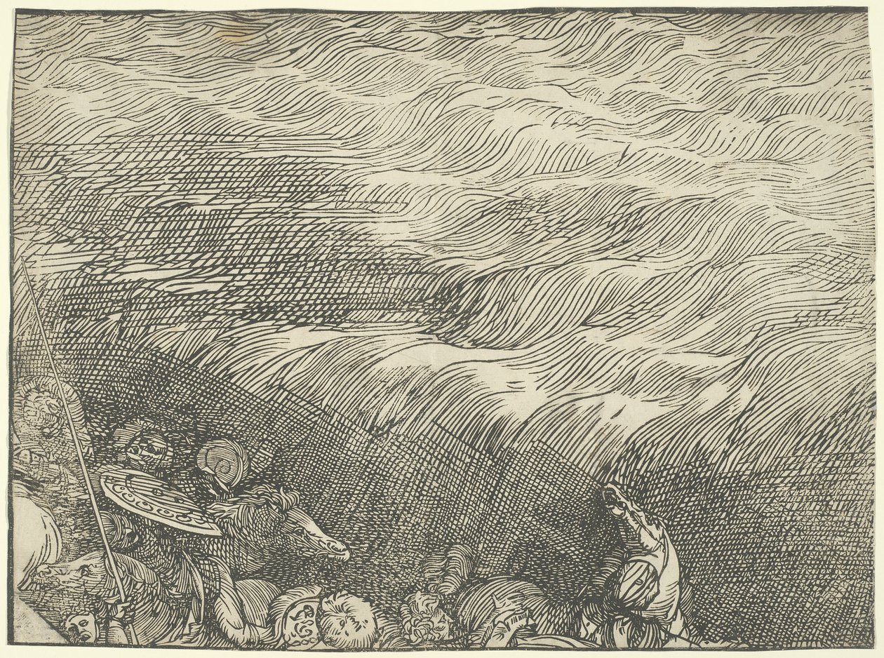 Die Versenkung von Pharaos Armee im Roten Meer von Titian