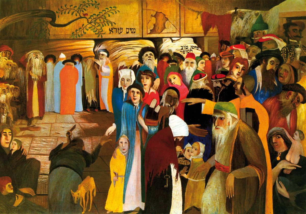 Am Eingang zur Klagemauer in Jerusalem von Tivadar Kosztka Csontvary
