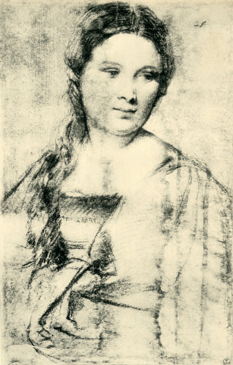Porträt einer jungen Frau von Tiziano Vecelli