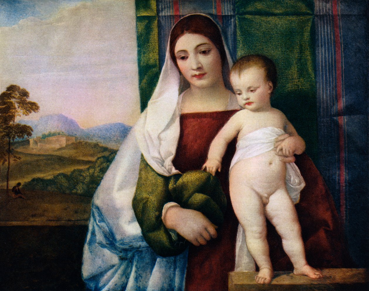 Die Zigeunermadonna, ca. 1510, 1937 von Tiziano Vecelli