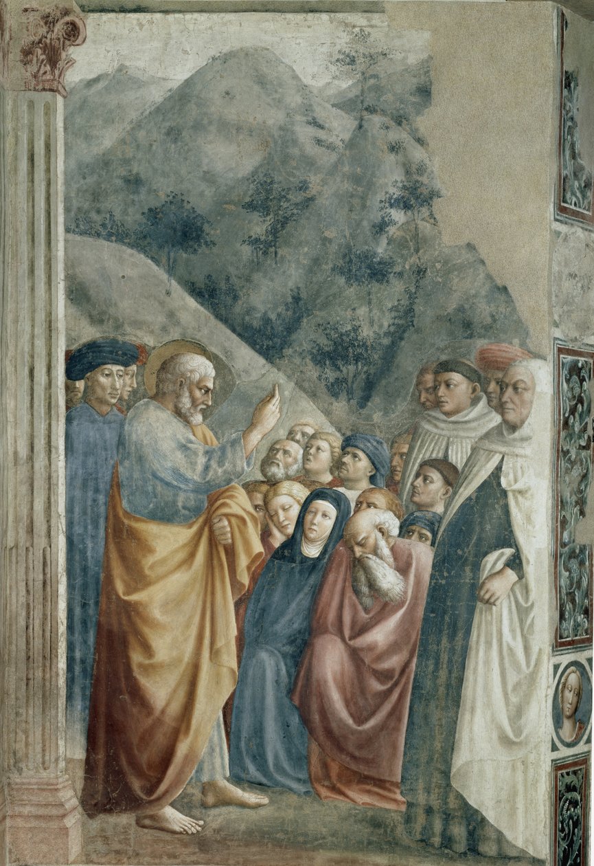 Predigt des Hl. Petrus von Tommaso Masolino da Panicale