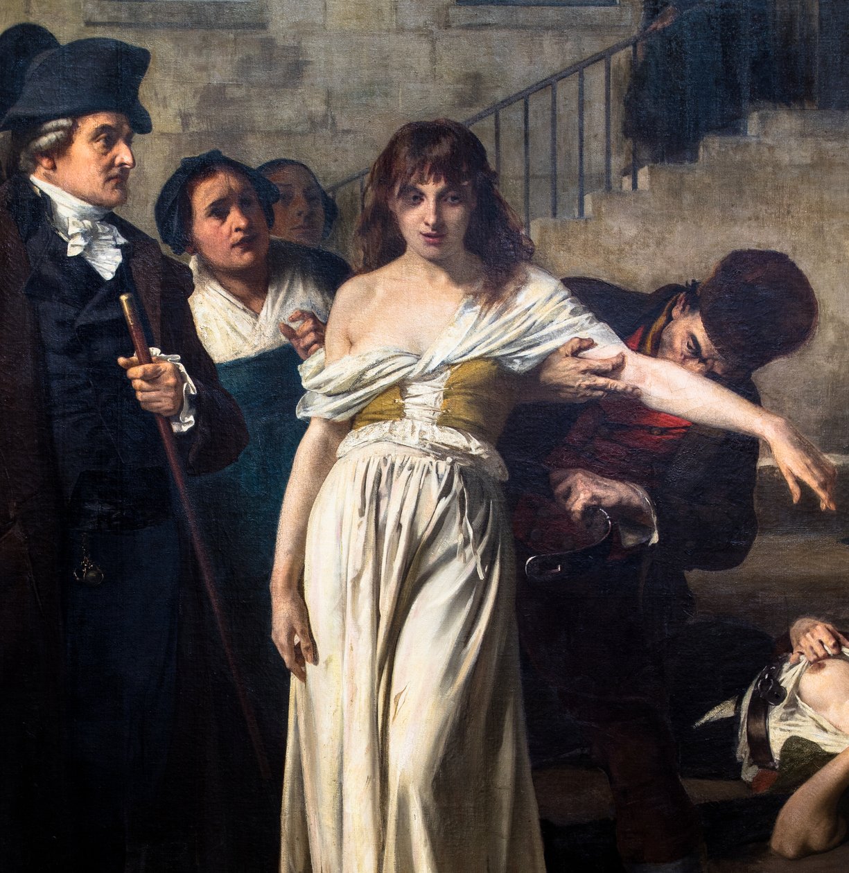Doktor Pinel befreit die Geisteskranken in Salpêtrière im Jahr 1795 von Tony Robert Fleury