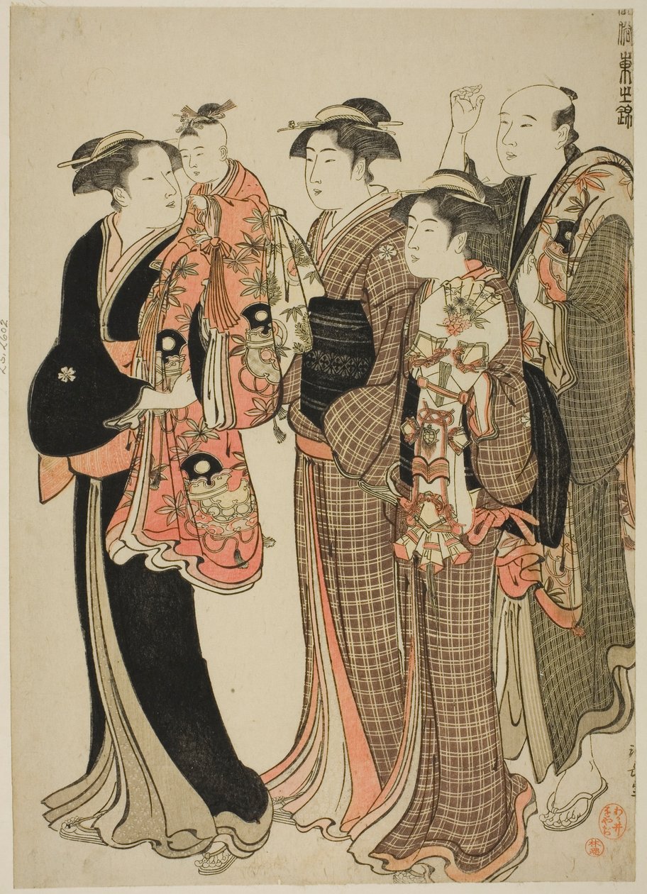 Kamioki, aus der Serie "Ein Brokat der östlichen Sitten" von Torii Kiyonaga