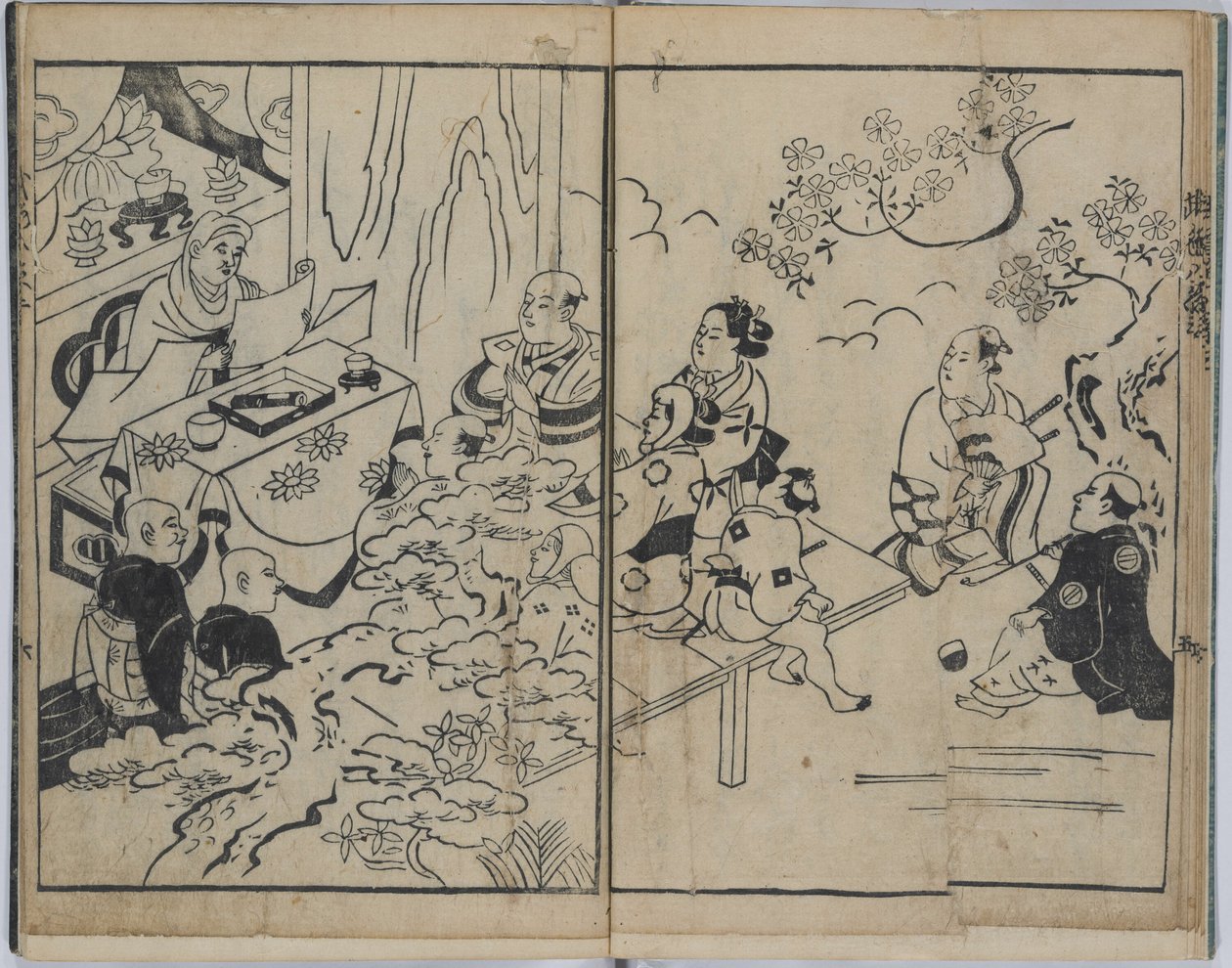 Die fantasievollen acht Ansichten in militärischen Liebesangelegenheiten von Torii Kiyonobu I