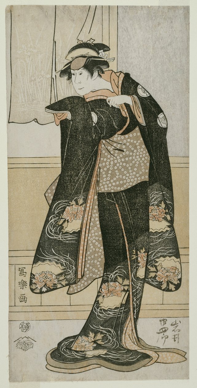 Der Schauspieler Iwai Hanshiro IV als Otoma, Tochter von Ohina aus Inamuragasaki in Kamakura von Toshusai Sharaku