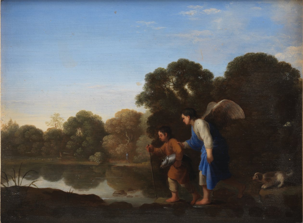 Der junge Tobiah und der Engel von Toussaint Gelton
