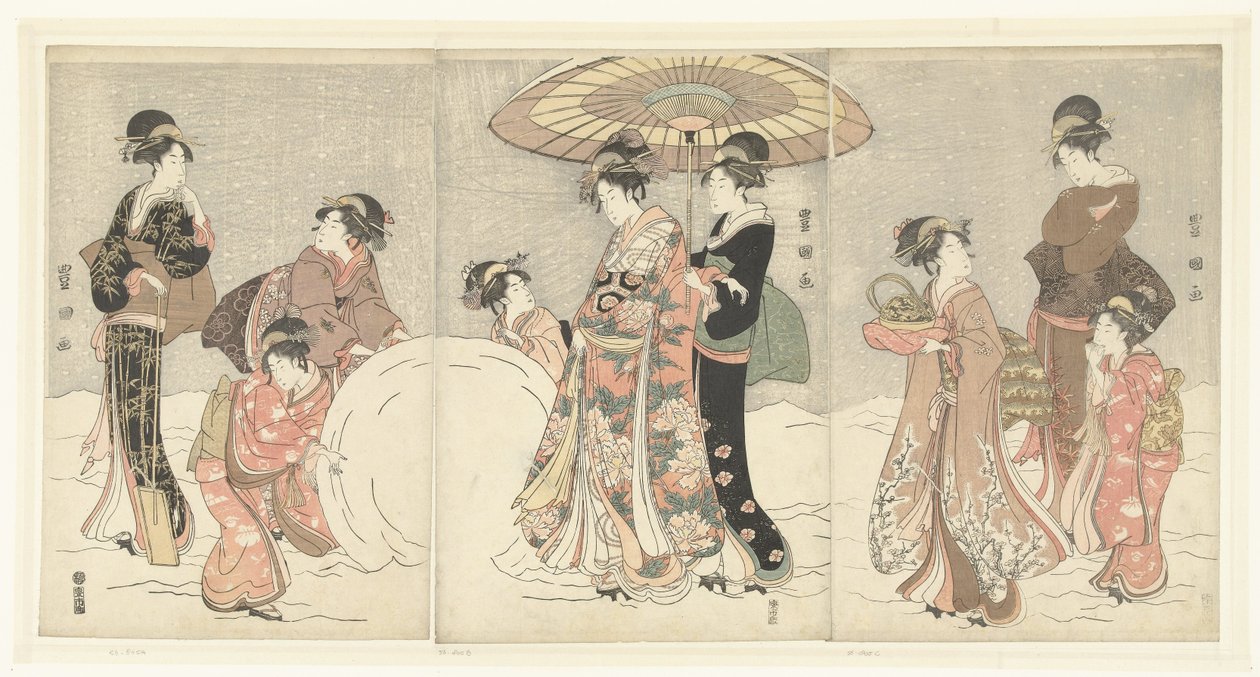 Schneeball von Toyokuni (II) , Utagawa