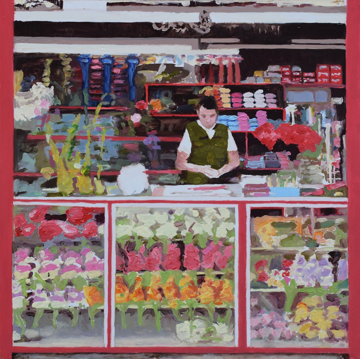 Blumenstand (Bogotá, Kolumbien), 2016 von Trevor Burgess