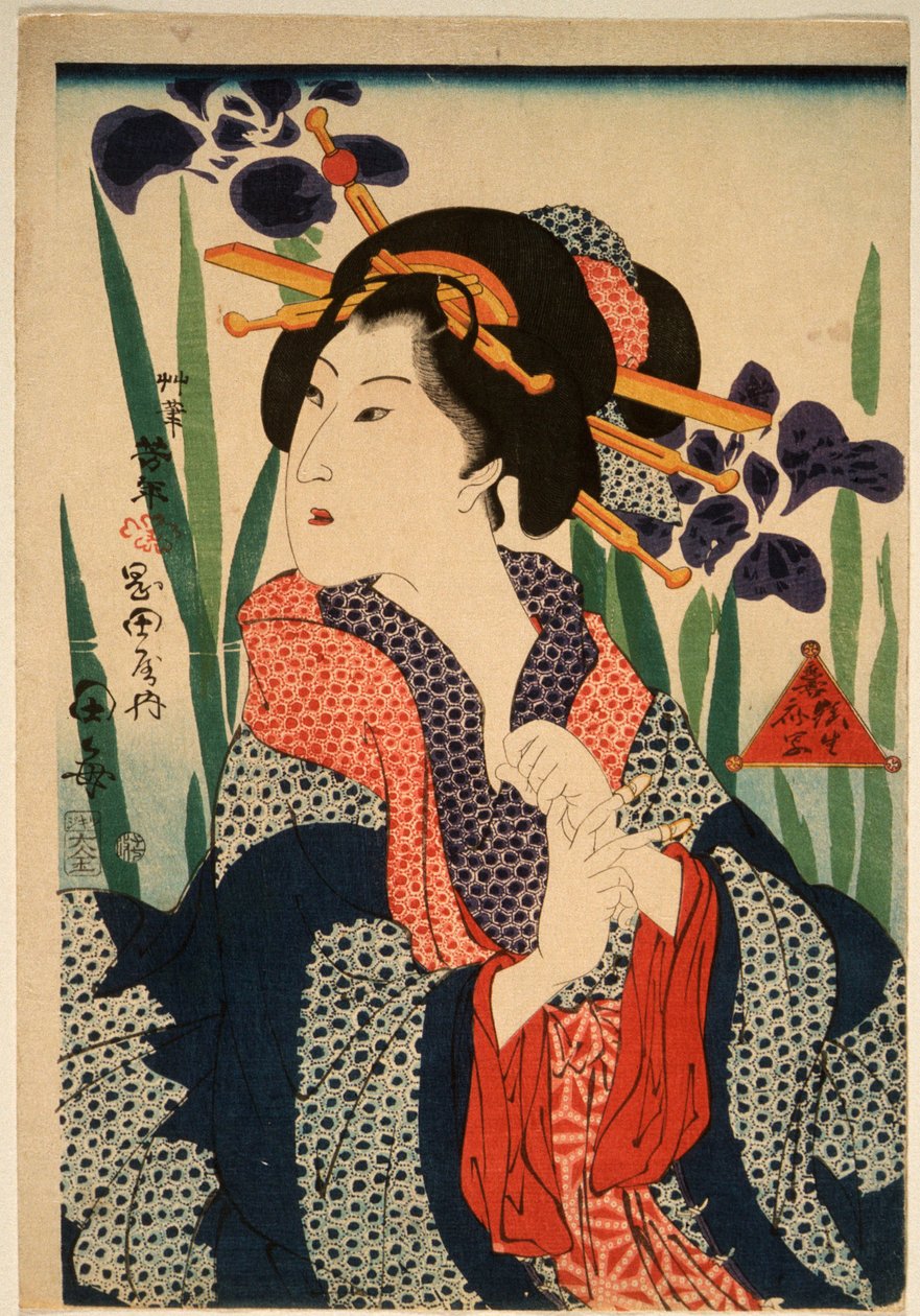 Die Kurtisane Taume von Tsukioka Yoshitoshi