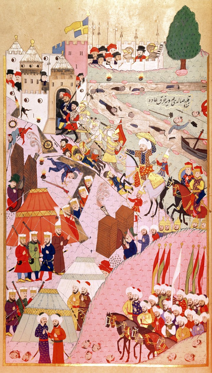 Der Angriff auf Belgrad von Sultan Mehmet II. 