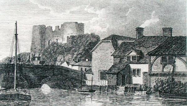 Ansicht von Tunbridge, graviert von Murray, aus Michael Faradays Sammelalbum von Turner (after)