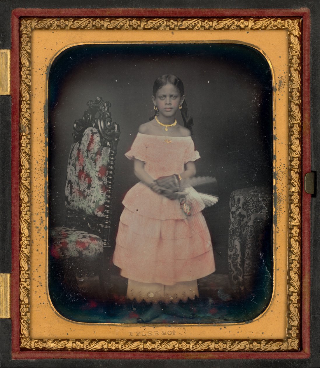 Porträt eines Mädchens, möglicherweise Josephine Folks, ca. 1854 von Tyler & Co.
