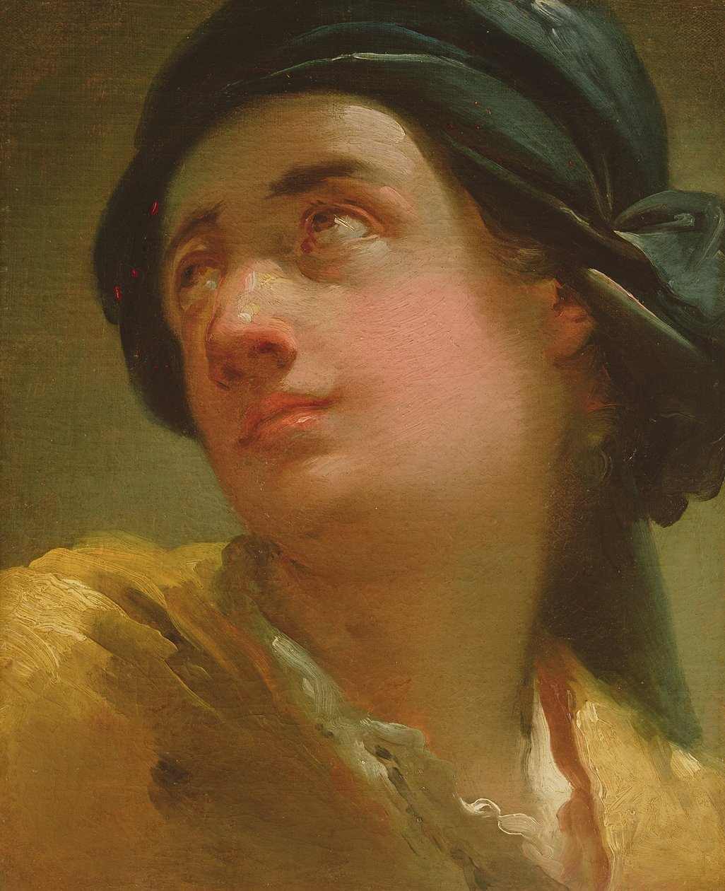Studie des Kopfes eines Jugendlichen von Ubaldo Gandolfi