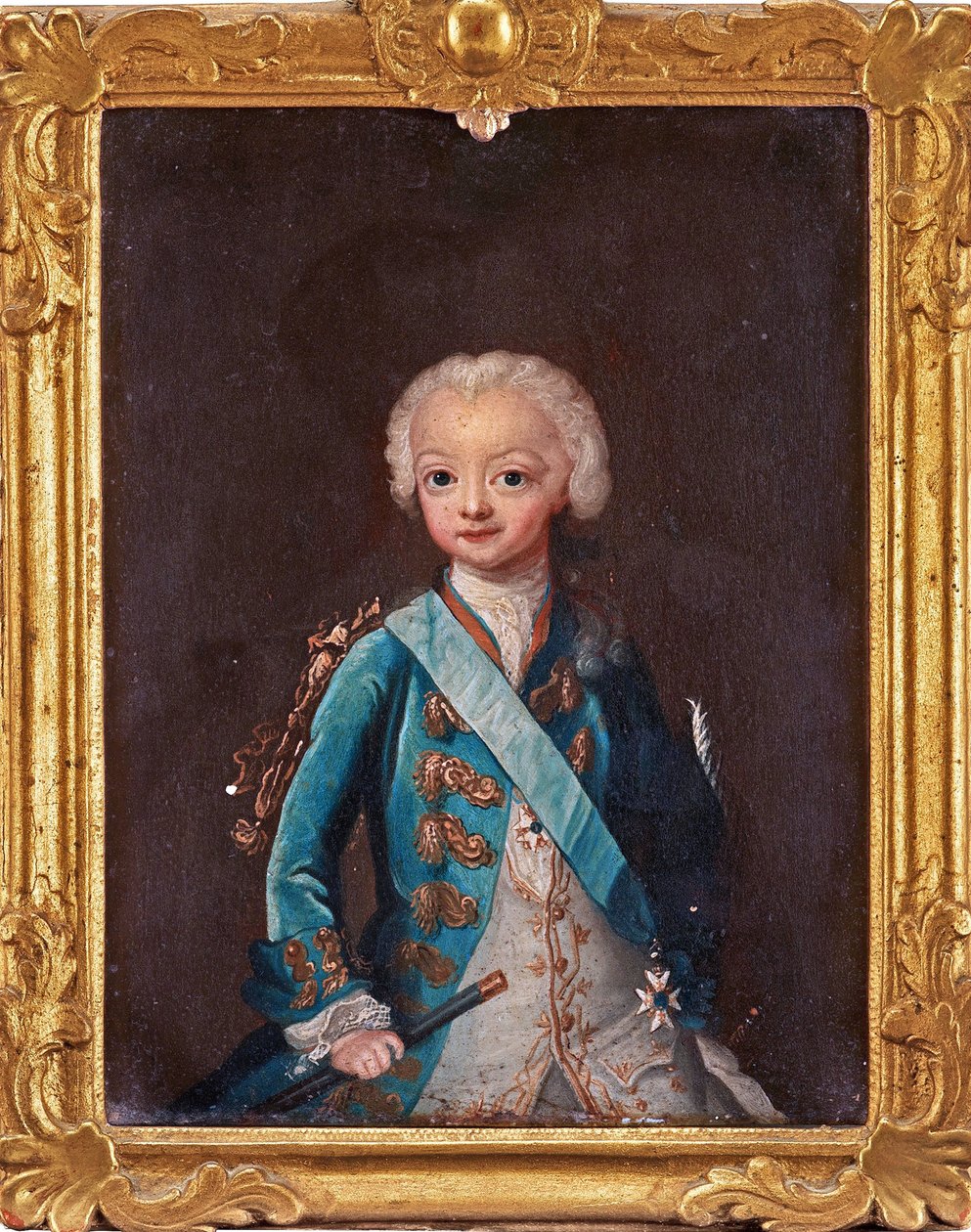 Porträt von Kronprinz Gustav III. von Schweden von Ulrika Fredrika Pasch