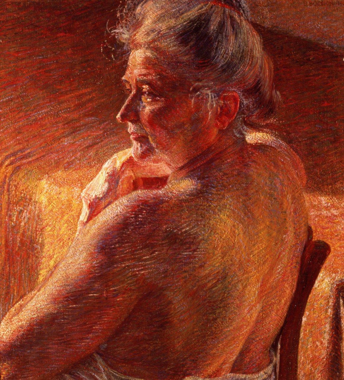 Die Wirkung des Sonnenlichts, 1909 von Umberto Boccioni