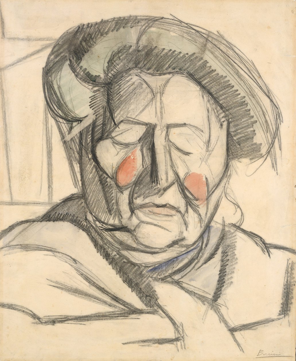 Die Mutter des Künstlers, 1915 von Umberto Boccioni