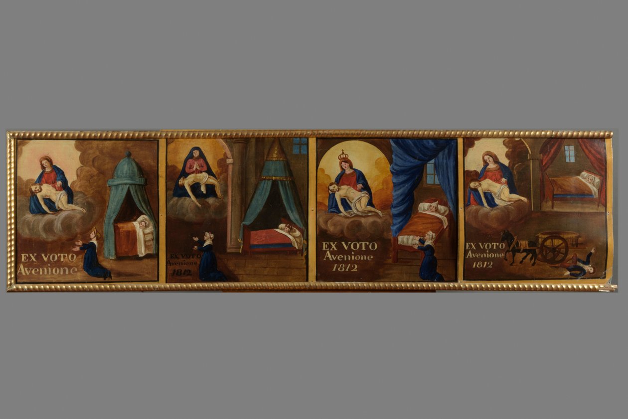 Ex-voto der Kapelle Notre-Dame de Pitié von Unbekannt Unbekannt