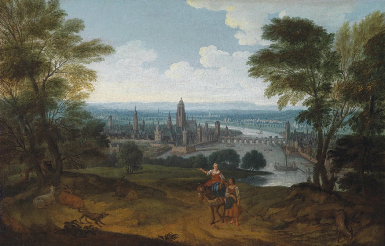 Frankfurt am Main von Westen von Unbekannt Unbekannt