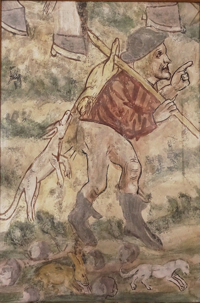 Kopie des Freskos von Crngrob von Unbekannt Unbekannt