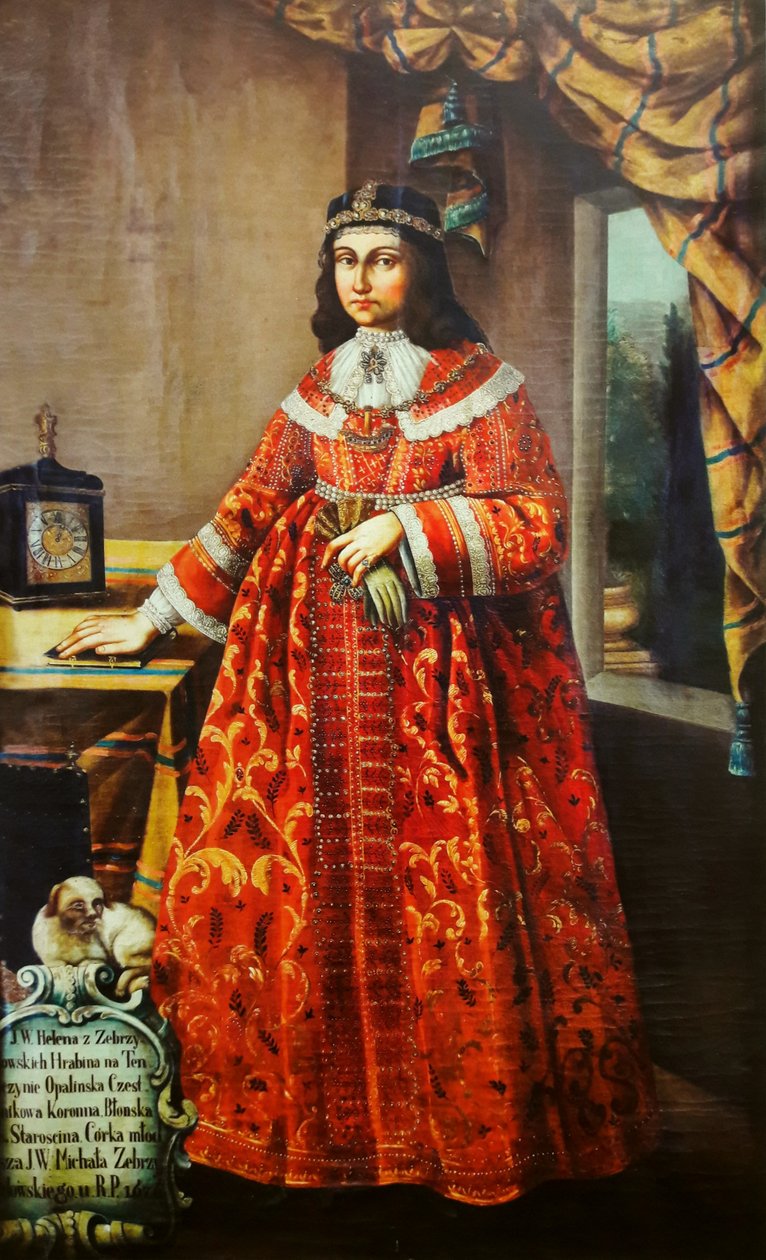 Porträt von Helena Opalińska geb. Zebrzydowska von Unbekannt Unbekannt