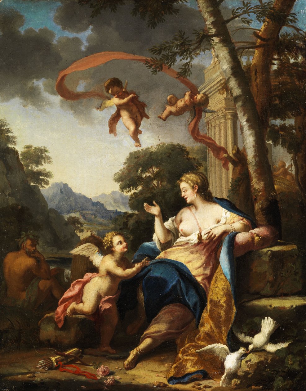 Venus und Amor von Unbekannt Unbekannt