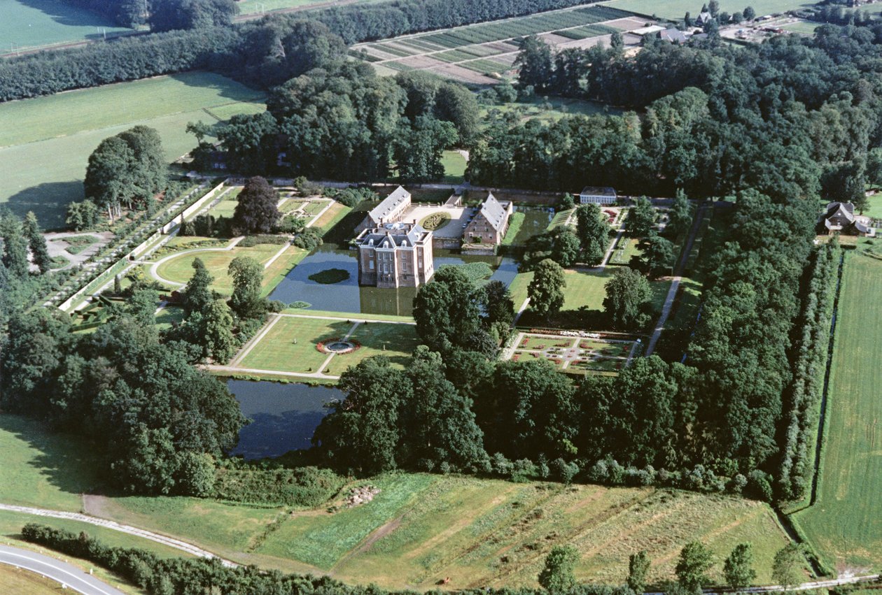 Luftaufnahme der Burg von Unbekannt Unbekannt
