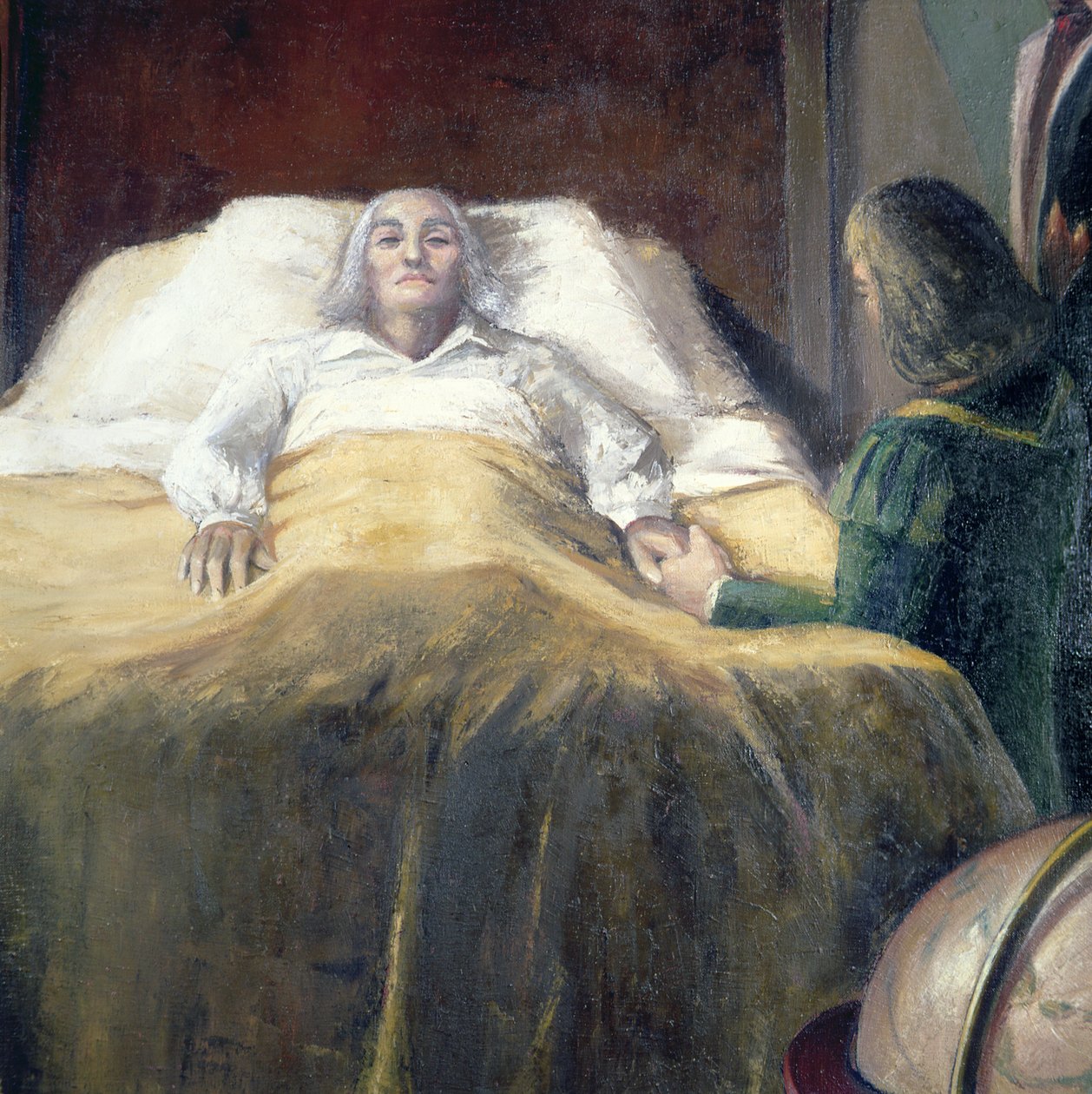 Kolumbus auf seinem Sterbebett von Unbekannt Unbekannt