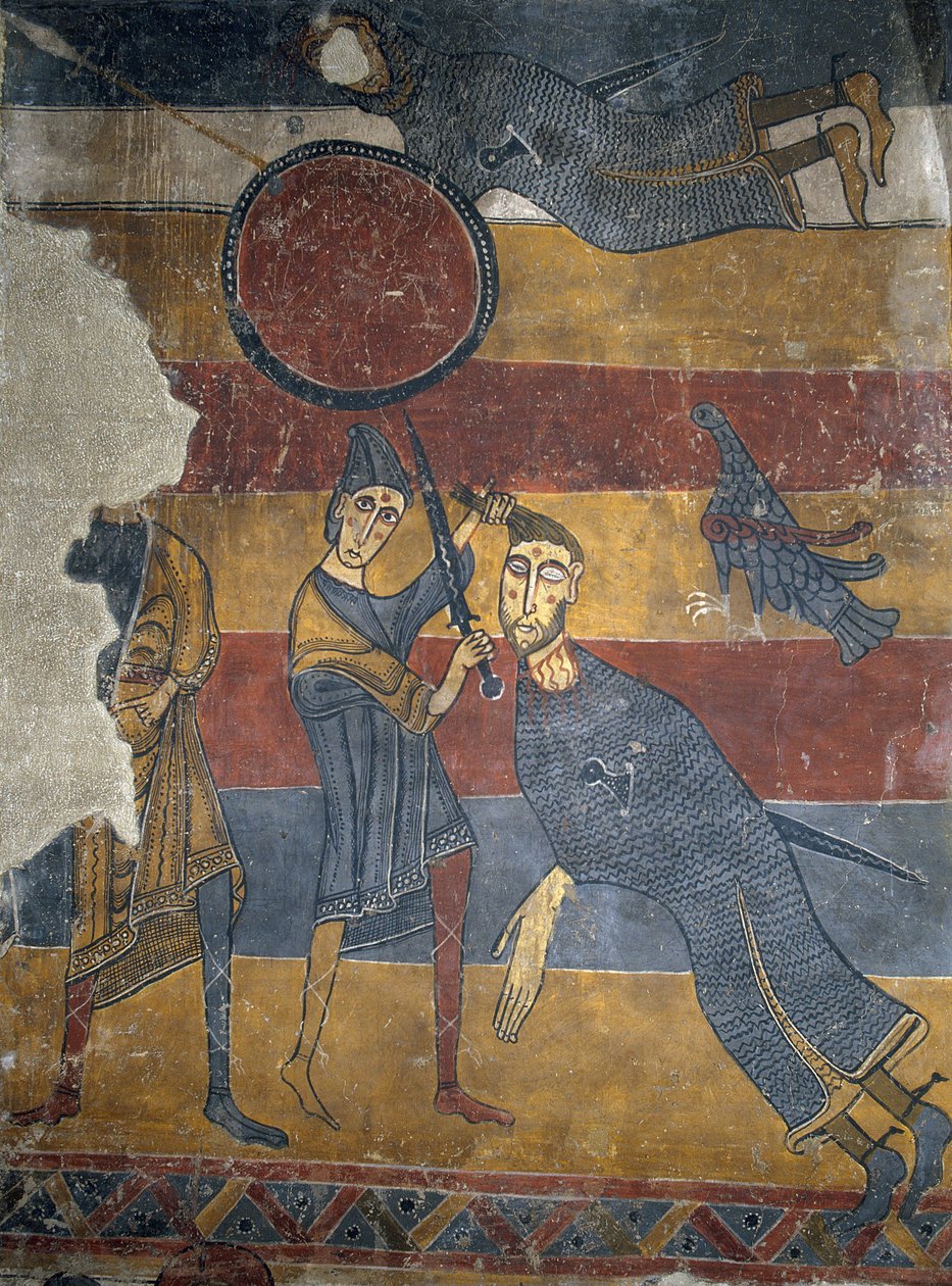 David und Goliath von Santa Maria de Taüll von Unbekannt Unbekannt