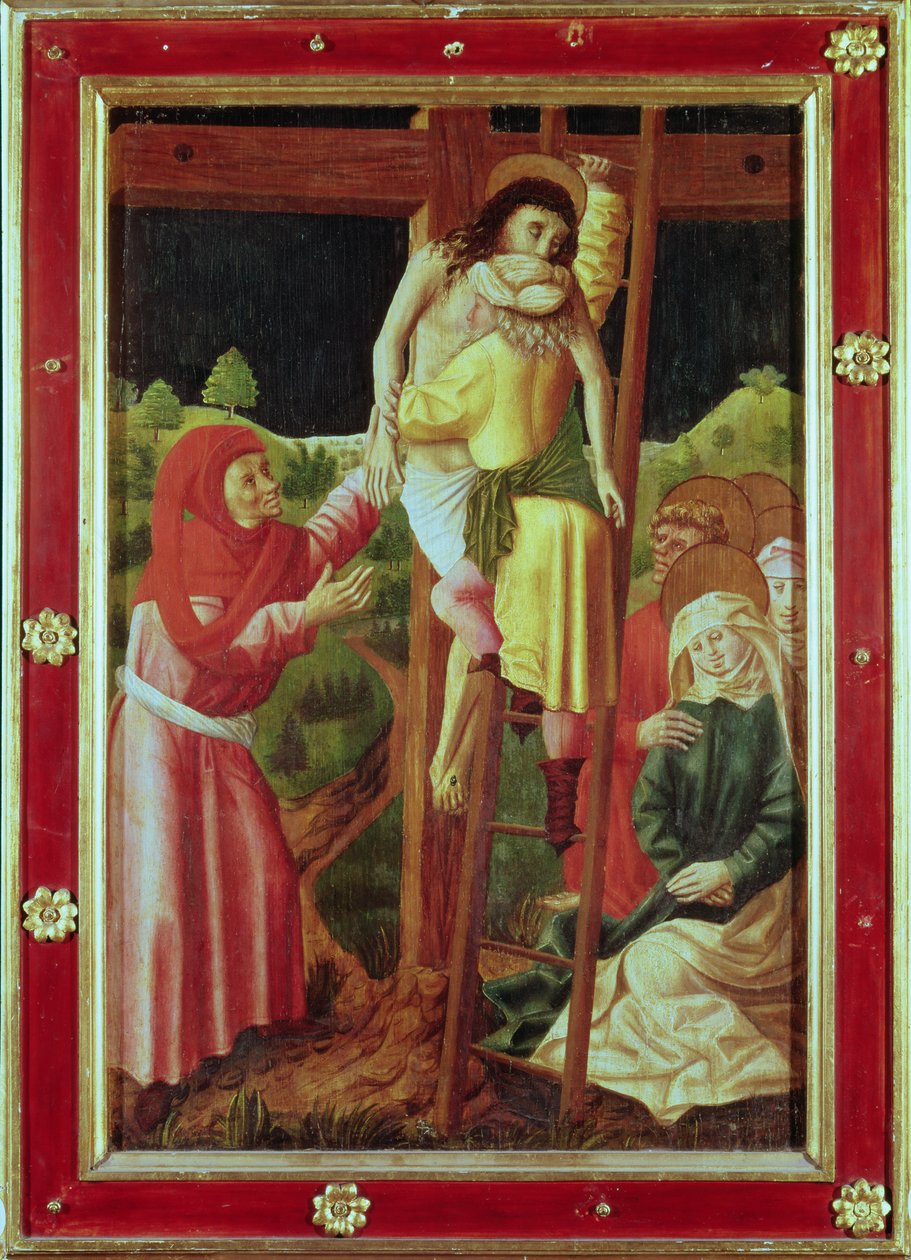 Die Kreuzabnahme, ca. 1490 von Unbekannt Unbekannt