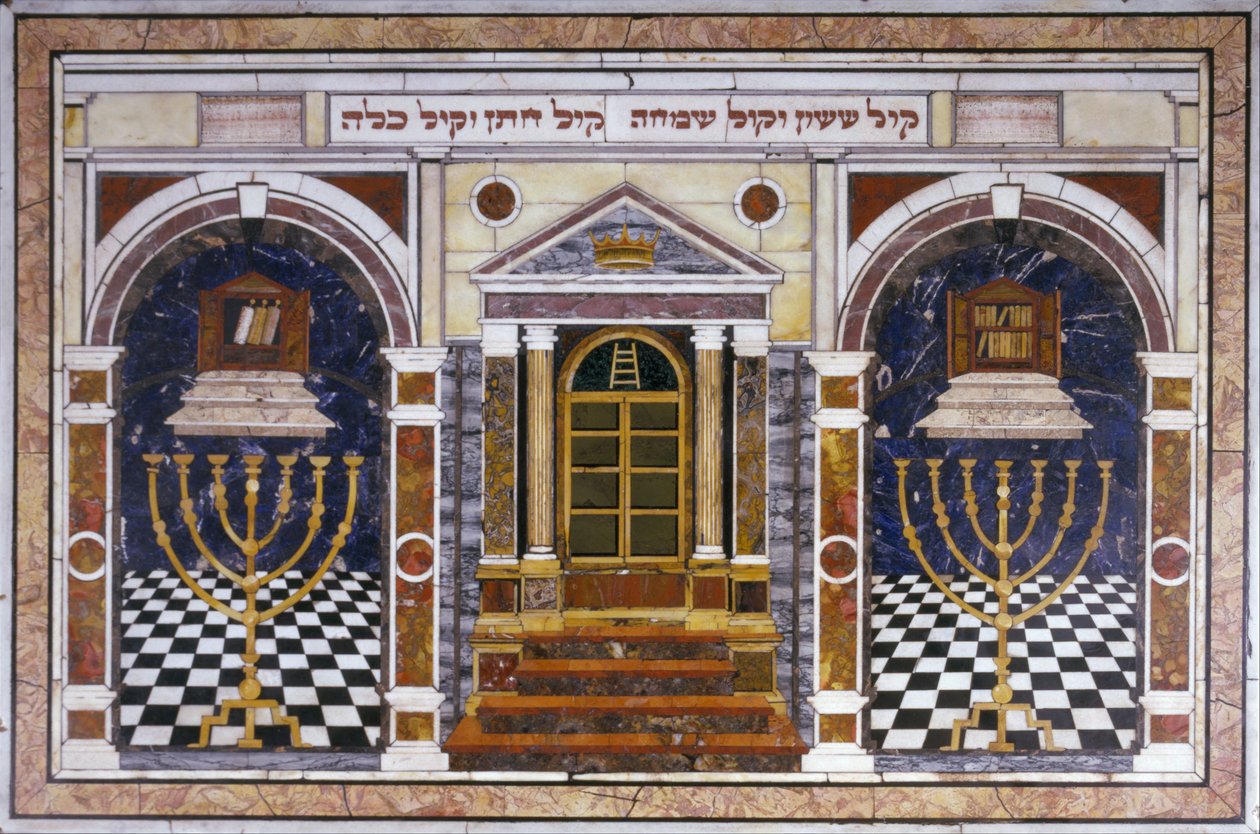 Unbekannter Künstler, Hersteller - Hochzeitswandtafel oder Tischplatte von Unbekannt Unbekannt