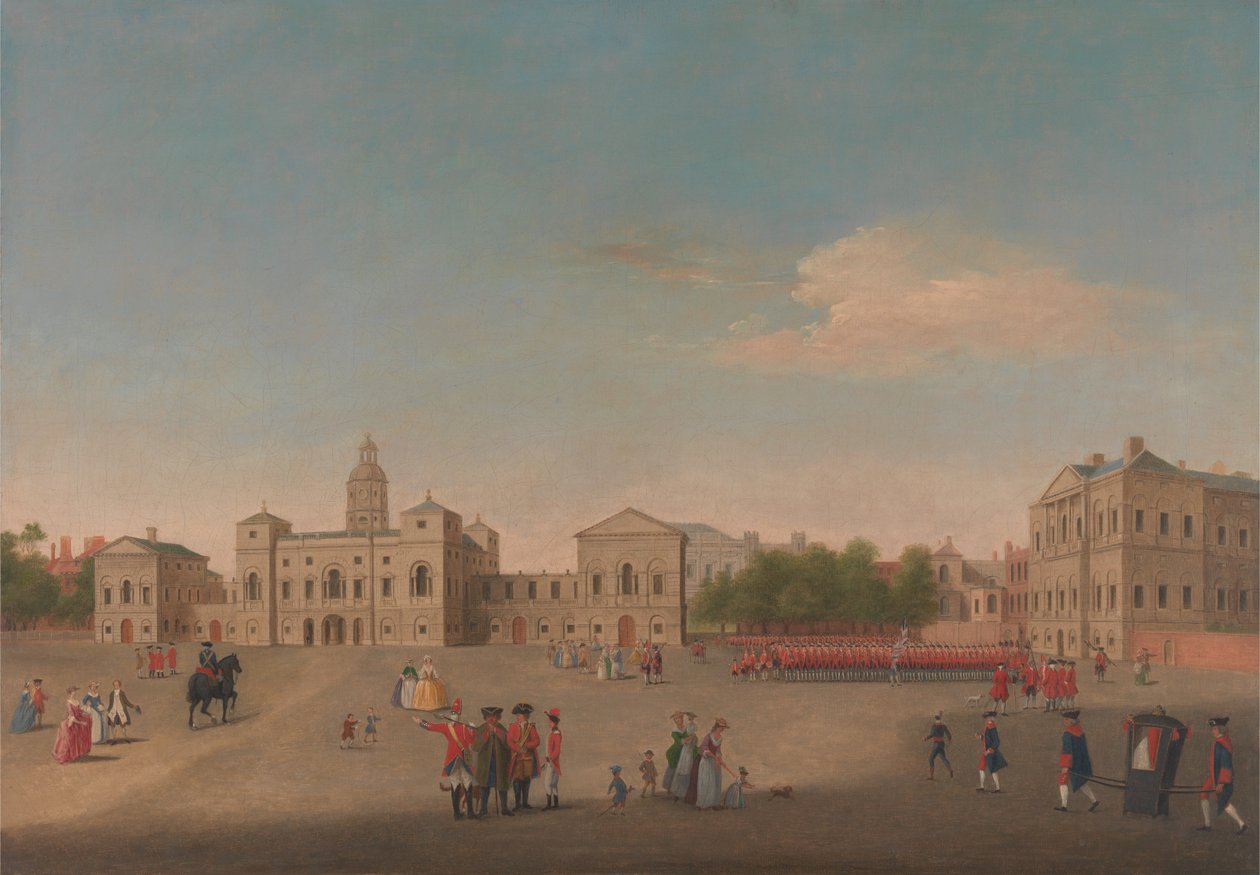 Ansicht der Horse Guards und Whitehall von Unbekannt Unbekannt