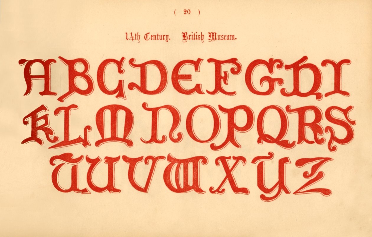 14. Jahrhundert. Britisches Museum, 1862 von Unbekannt