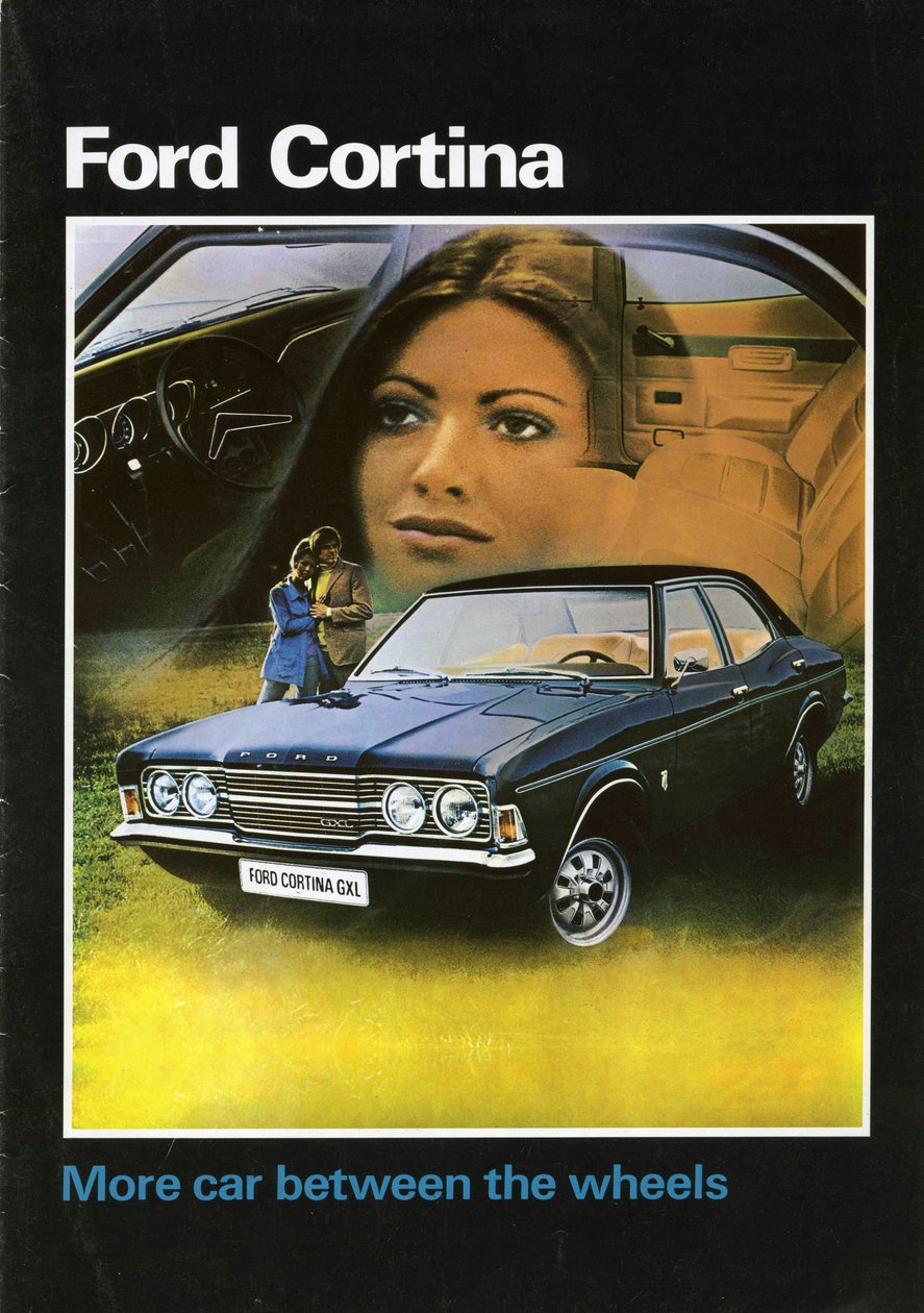 1972 Ford Cortina Mk3 Verkaufsbroschüre Cover von Unbekannt