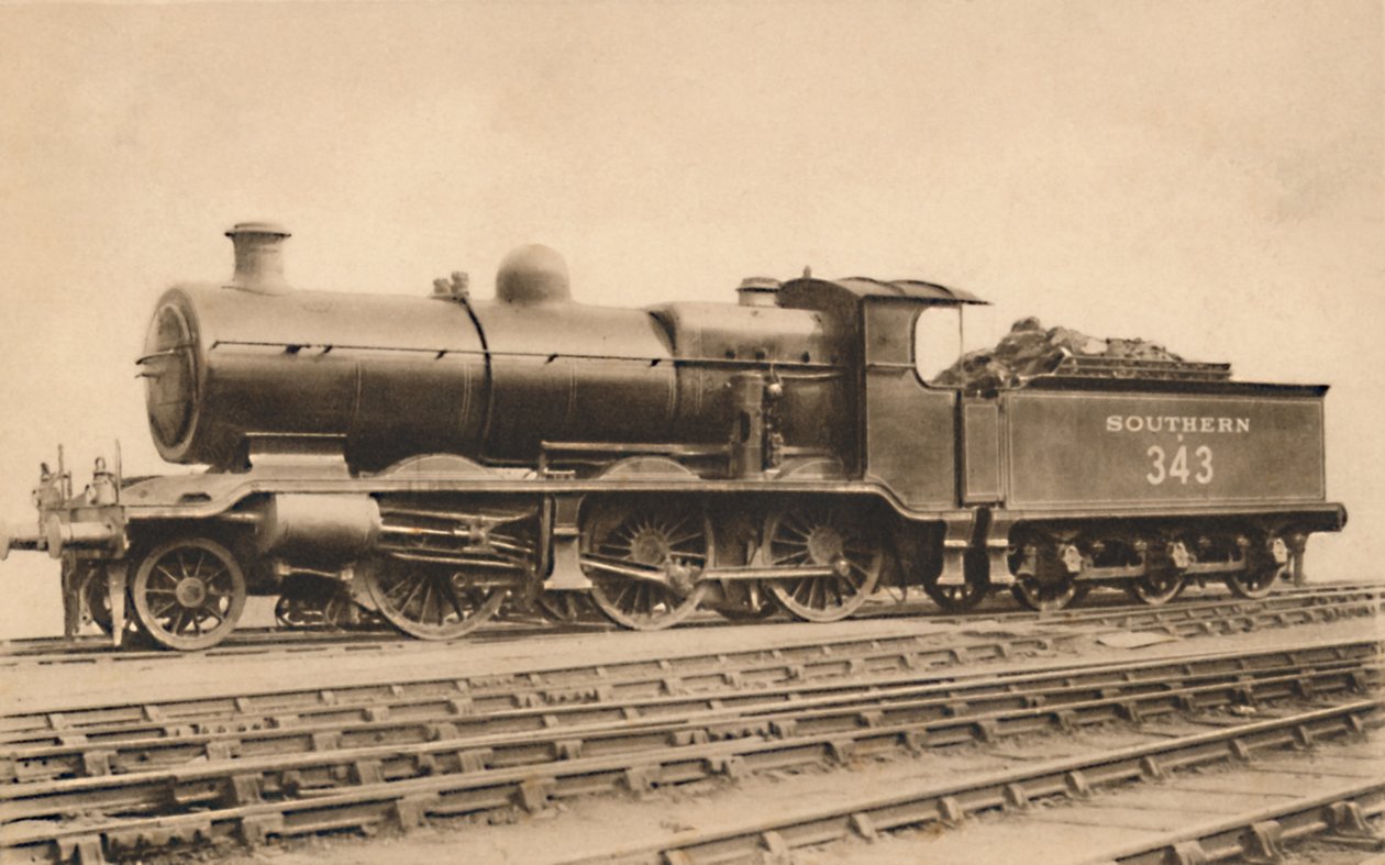 2.6.0. Mischverkehrslokomotive Nr. B343, frühes 20. Jahrhundert von Unbekannt