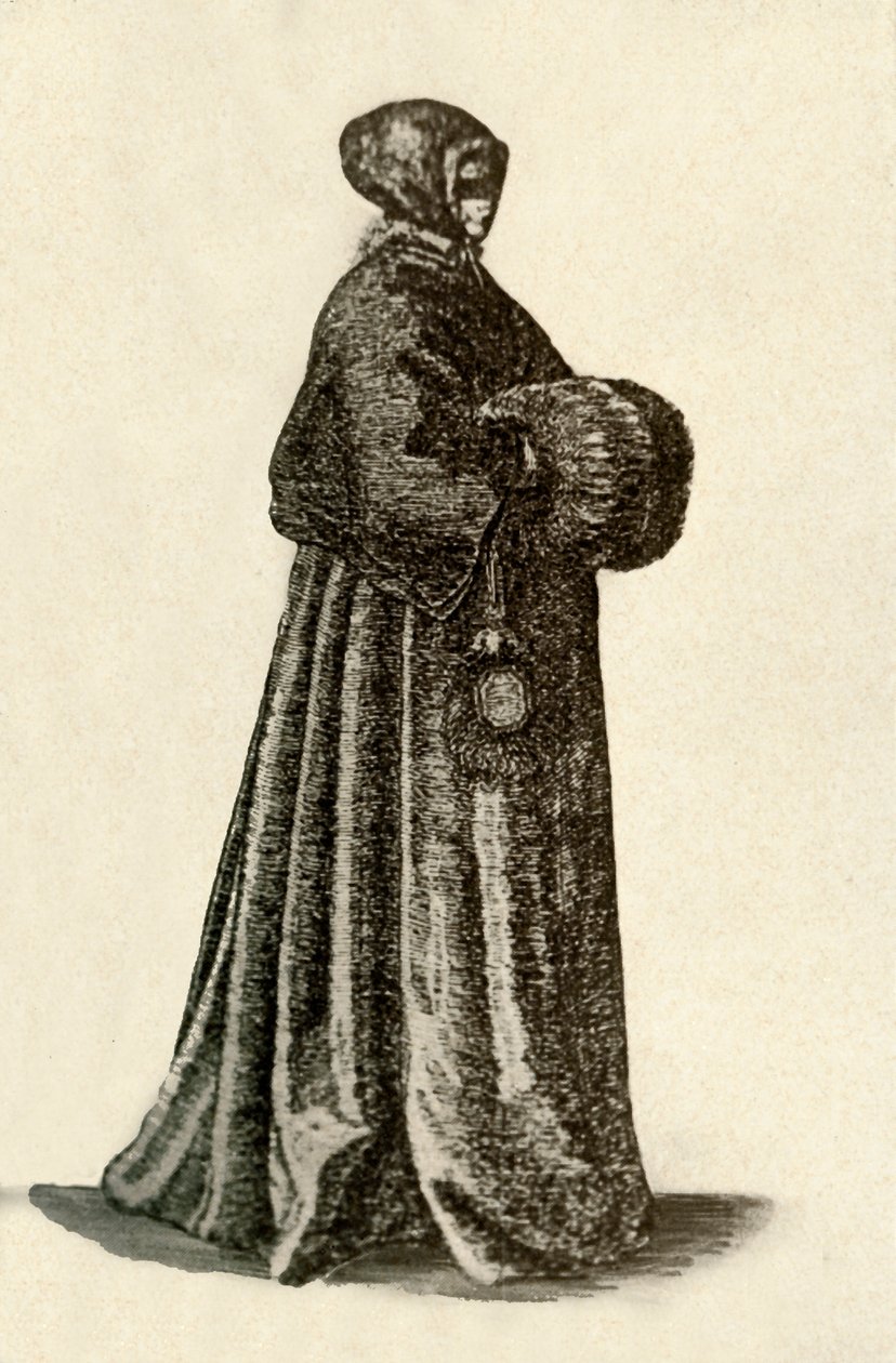 Eine niederländische Dame in Outdoor-Kleidung, 1640, 1937 von Unbekannt