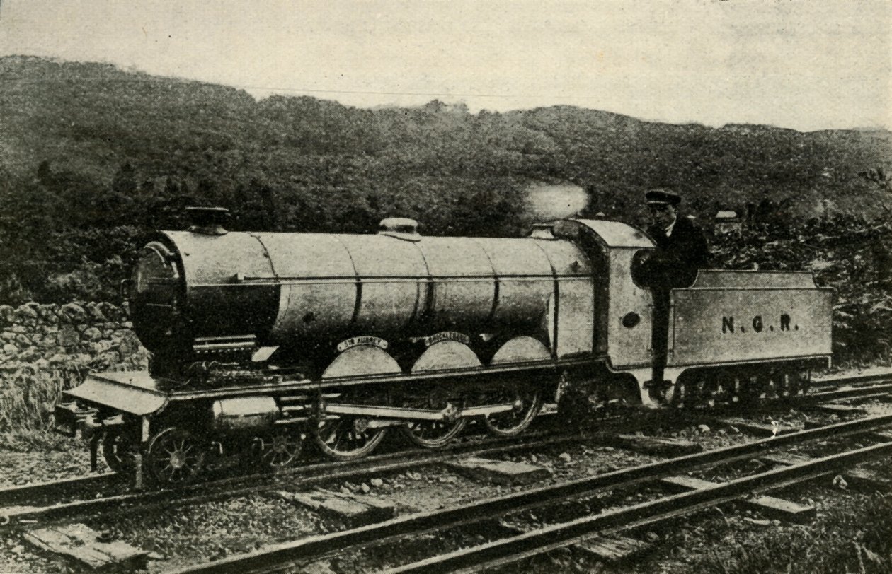Eine Lokomotive der Ravenglass and Eskdale Railway, ca. 1930 von Unbekannt