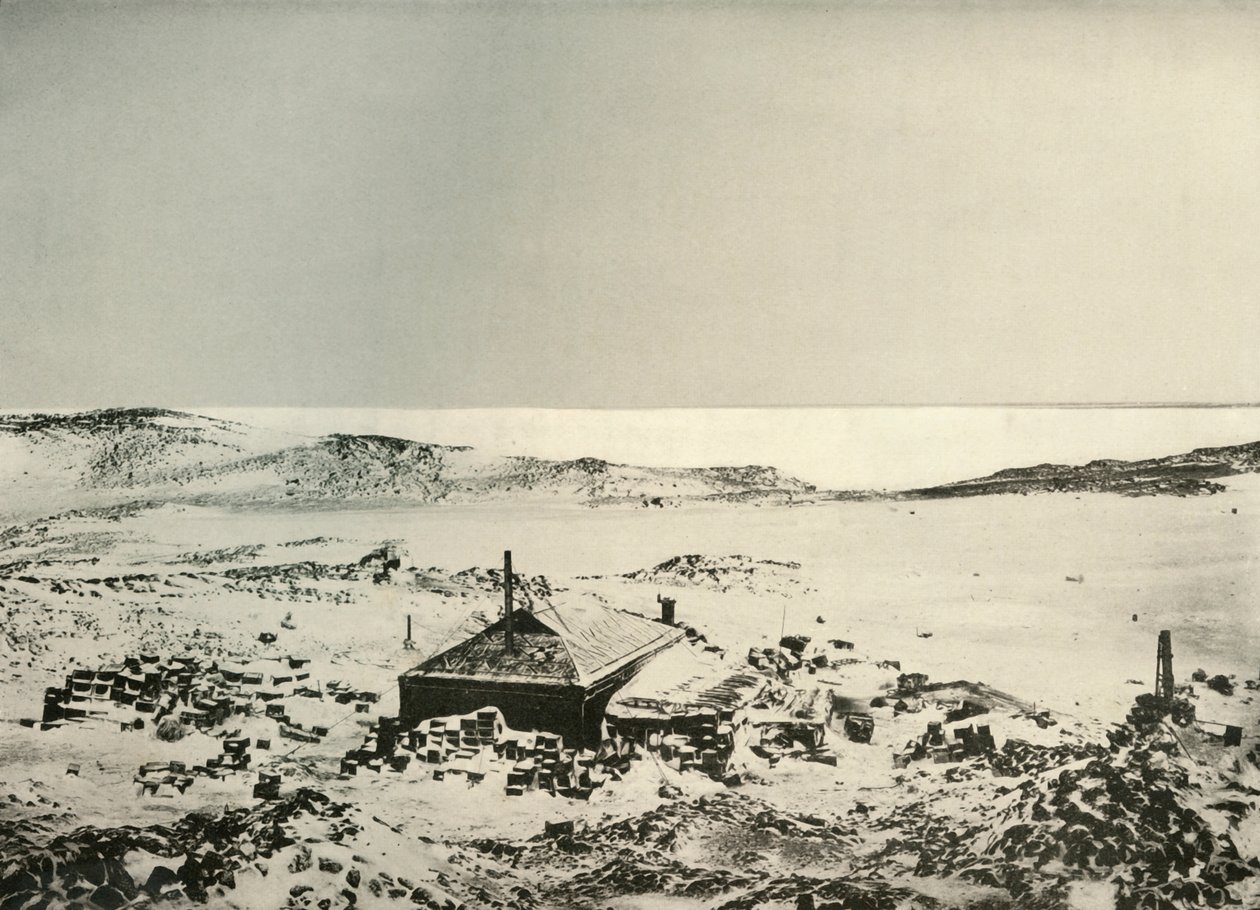 Blick auf die Hütte nach Norden, ca. 1908, 1909 von Unbekannt