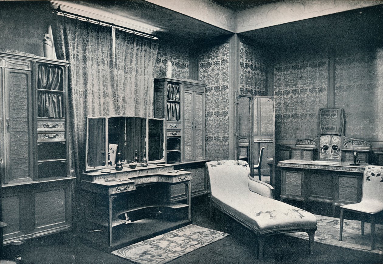 Ein Ankleidezimmer von Georges de Feure 1868-1943, 1900 von Unbekannt