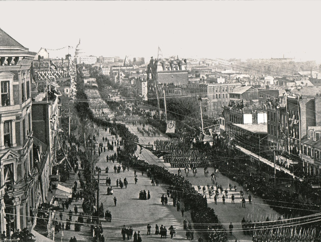 Ein Festtag in der amerikanischen Hauptstadt, Washington DC, USA, 1895 von Unbekannt