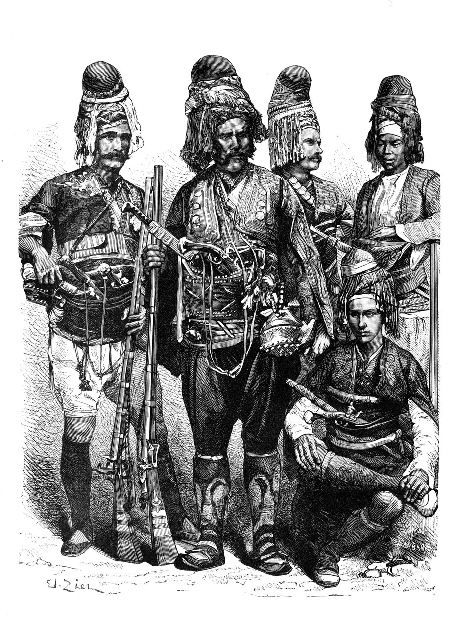 Eine Gruppe von Zeibeks, Kleinasien, 1895 von Unbekannt