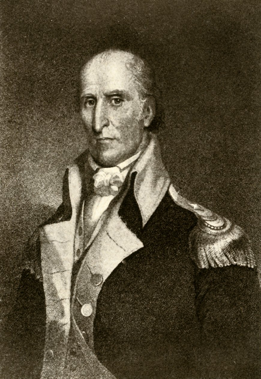 Ein Porträt von General Andrew Pickens, um 1790 von Unbekannt