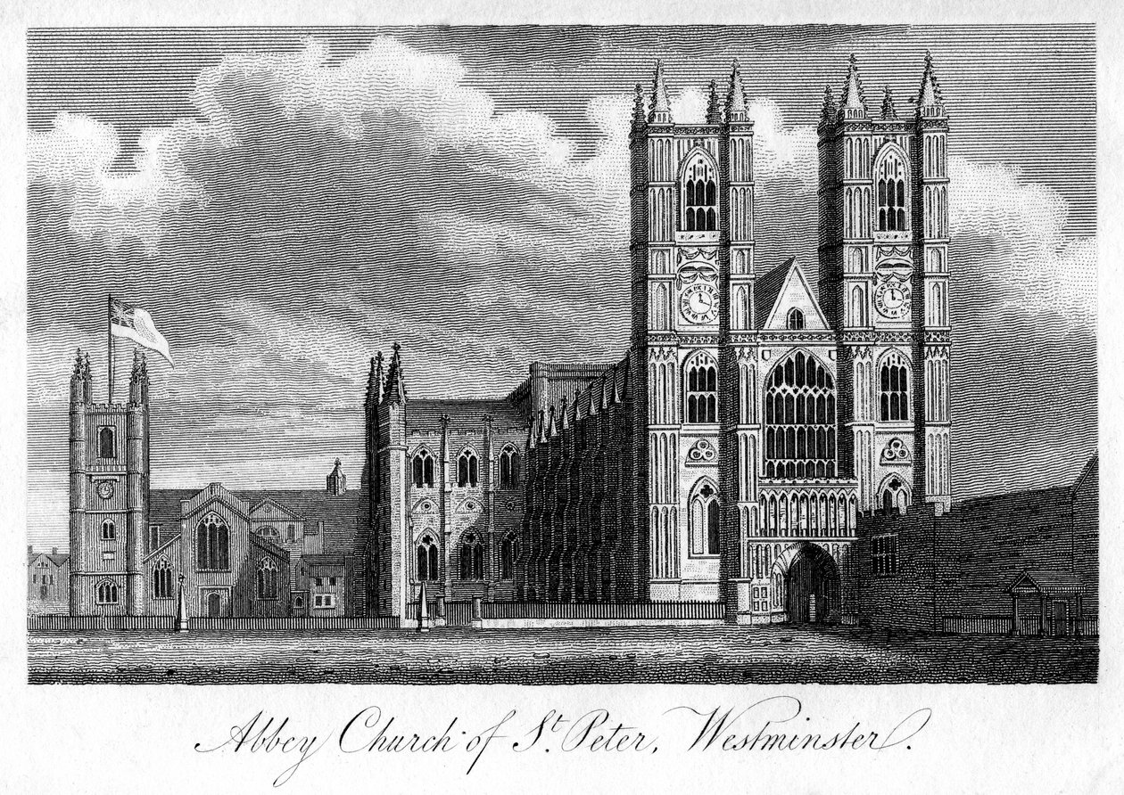Abteikirche St. Peter, Westminster, London, 1805 von Unbekannt