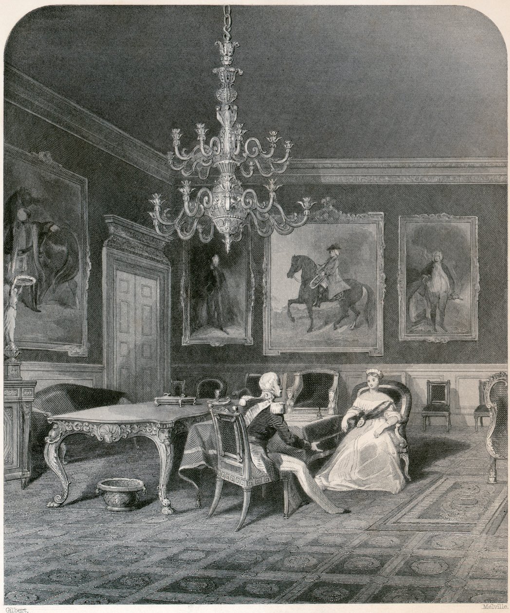 Thronbesteigung von Königin Victoria, 1837 von Unbekannt