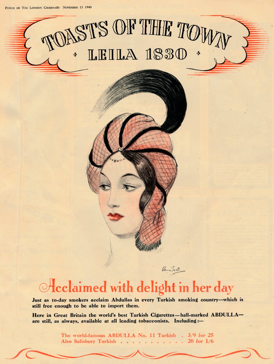 Mit Freude gefeiert in ihrer Zeit, Toasts der Stadt - Leila 1830, 1940 von Unbekannt