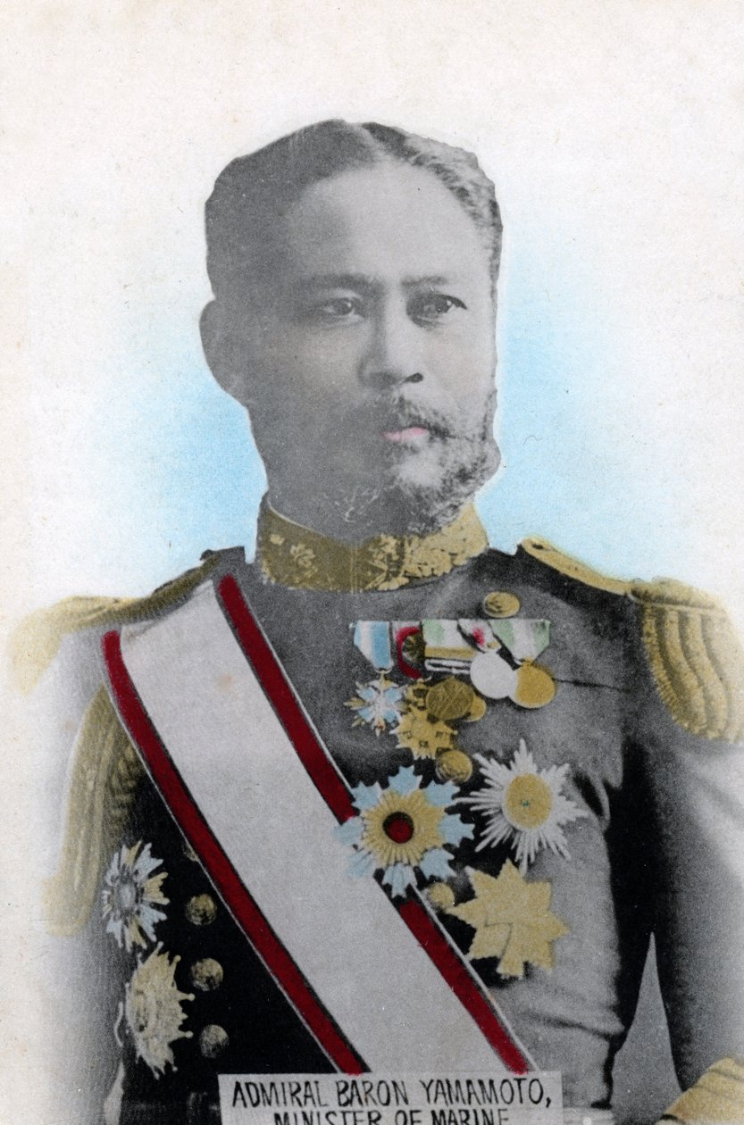 Admiral Yamamoto, japanischer Marineminister, um 1904-1905 von Unbekannt
