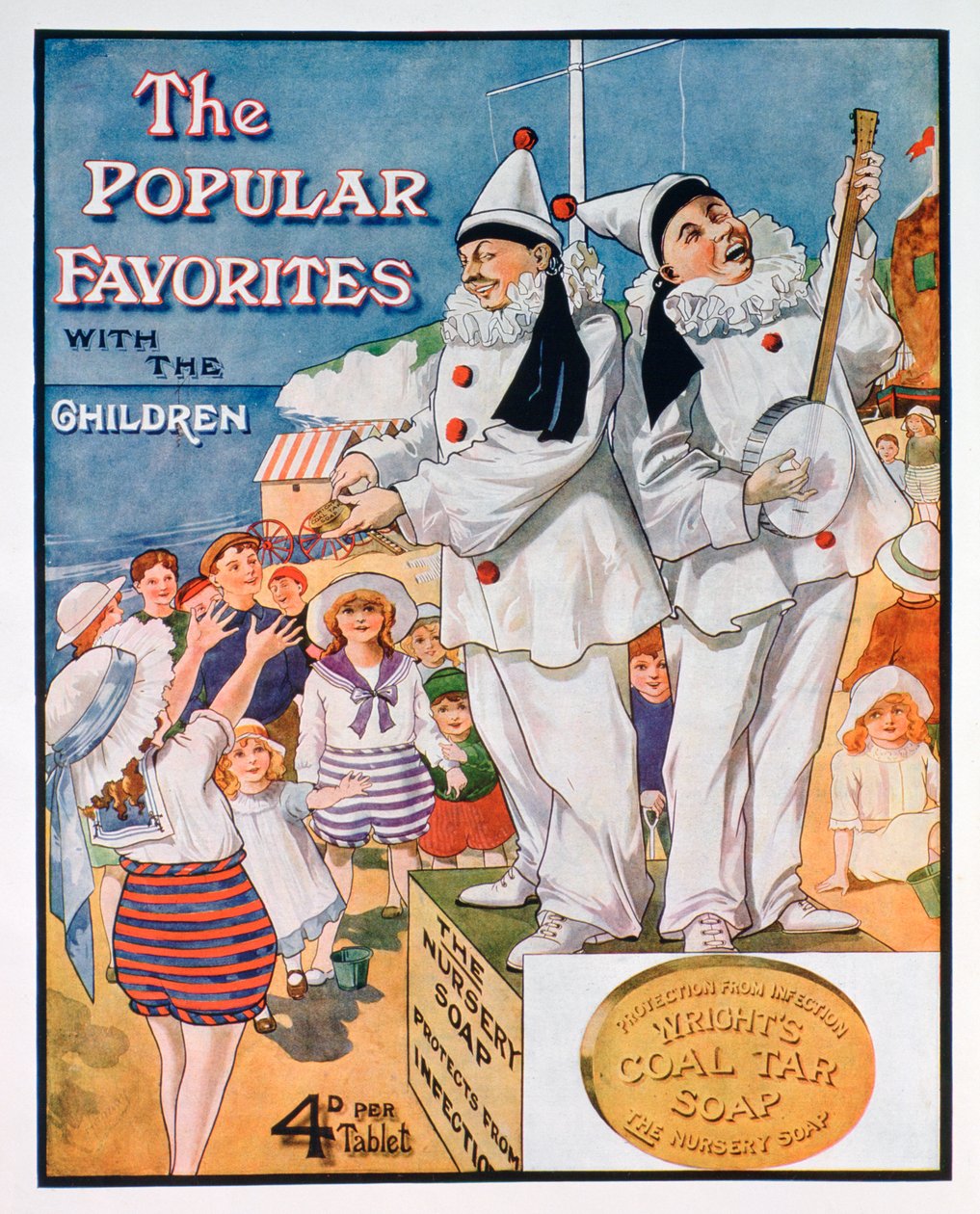 Werbung für Wrights Kohleteerseife, 1914 von Unbekannt
