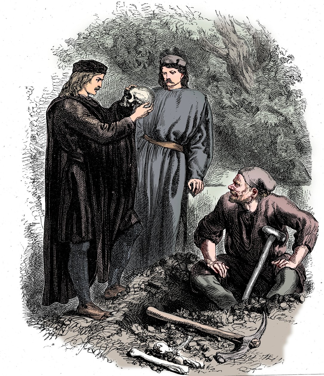 Ach, armer Yorick! Ich kannte ihn, Horatio, ca. 1850 von Unbekannt