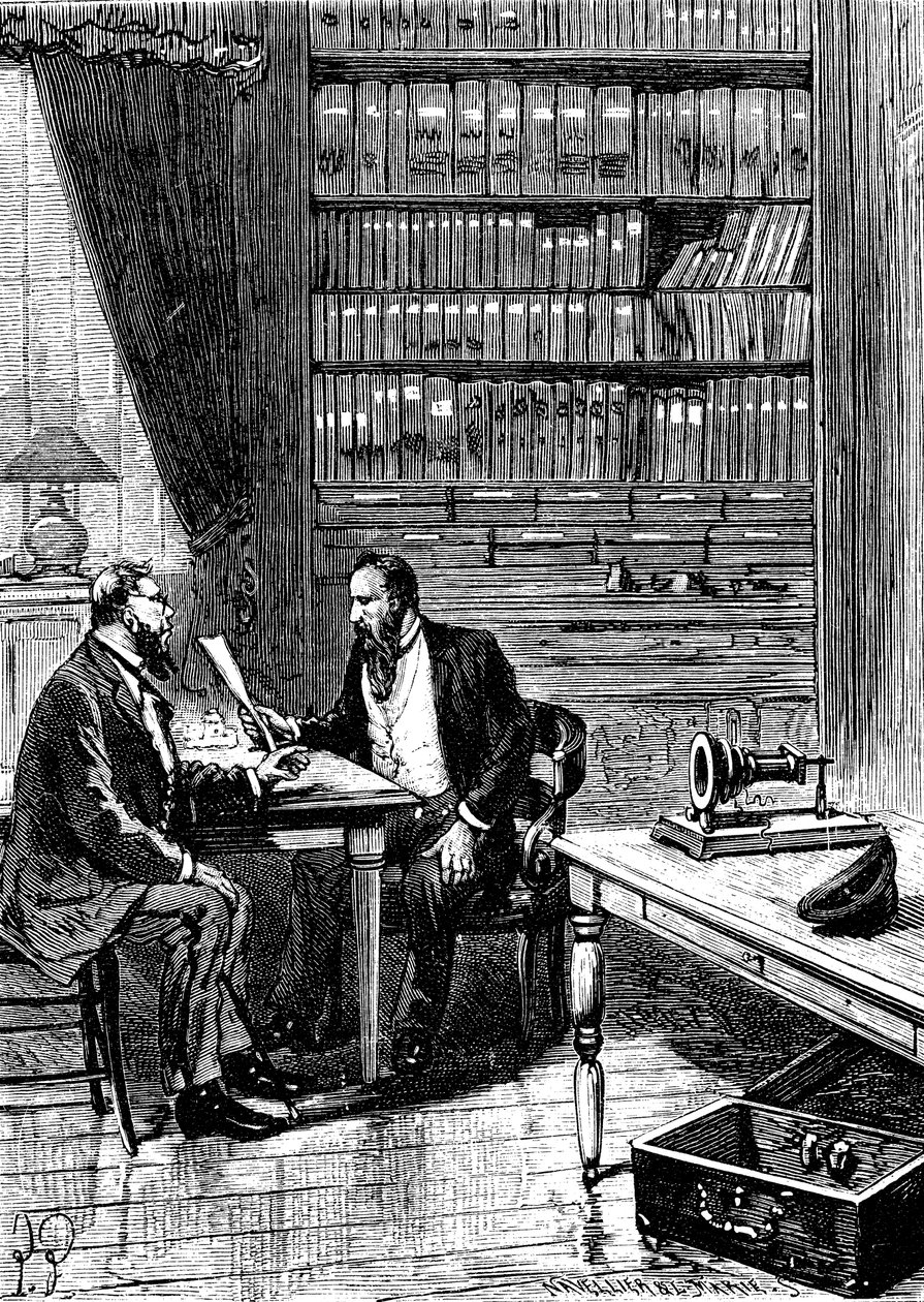 Alexander Graham Bell 1847-1922, schottisch-amerikanischer Erfinder, 1876 von Unbekannt