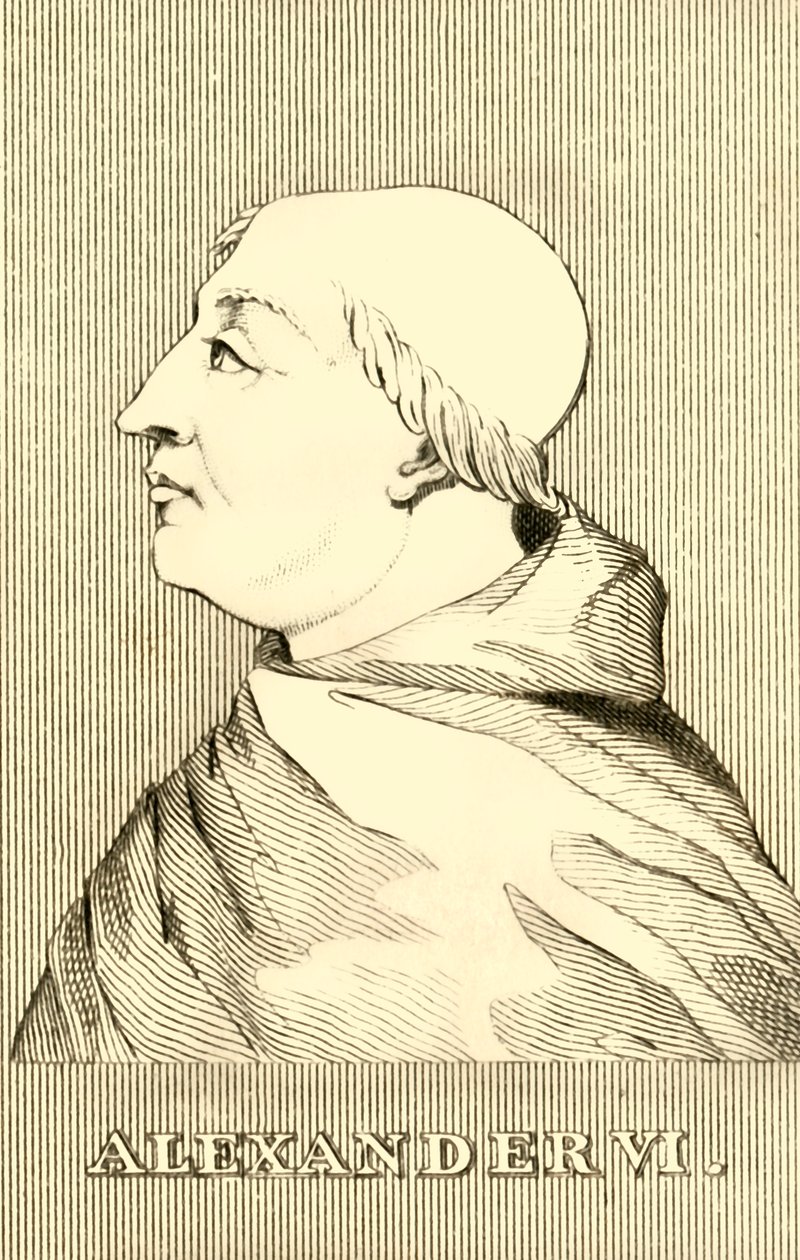 Alexander VI, 1431-1503, 1830 von Unbekannt