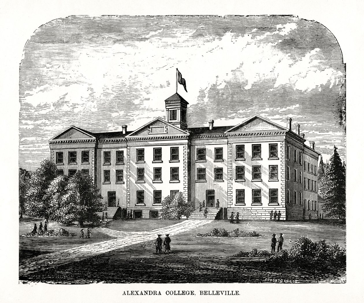 Alexandra College, Belleville, Ontario, Kanada, 19. Jahrhundert von Unbekannt